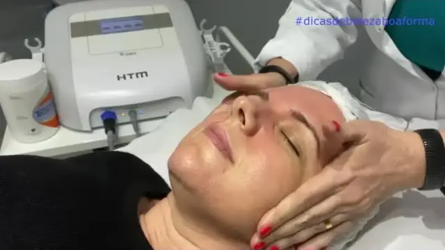 Radiofrequência facial com TECARE na Boa Forma Estética