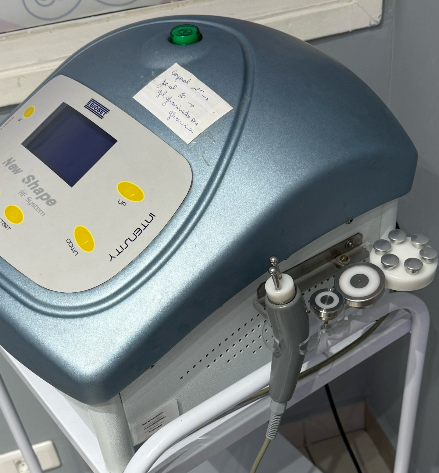 New Shape RF System utilizado na experiência da Boa Forma com radiofrequência